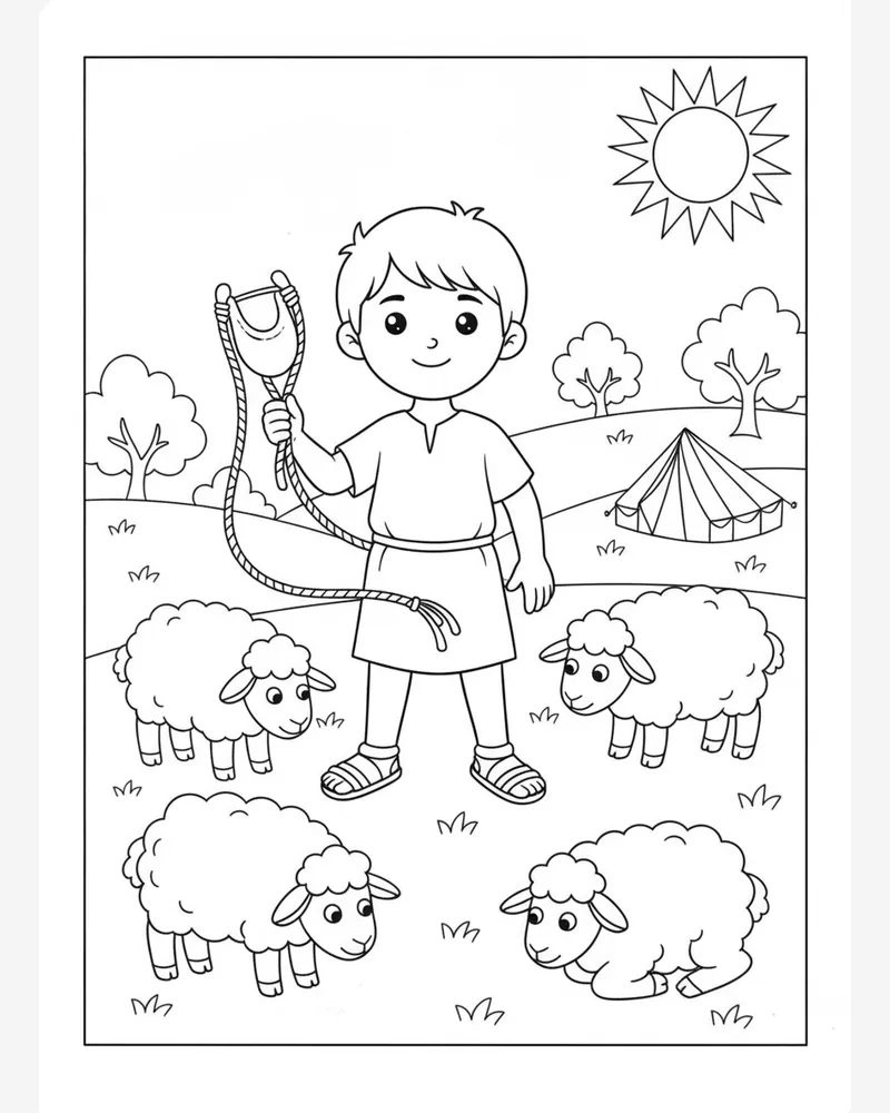 Miniatura dos Livrinhos Bíblicos para Colorir